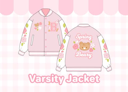 🌸 Varsity Jacket 🌸 (~$125 USD)