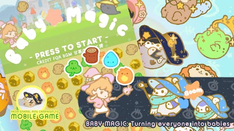 Baby Magic Mobile game + Enamel Pins add-ons