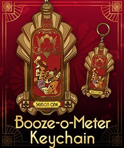 Commemorative Booze-O-Meter Keychain