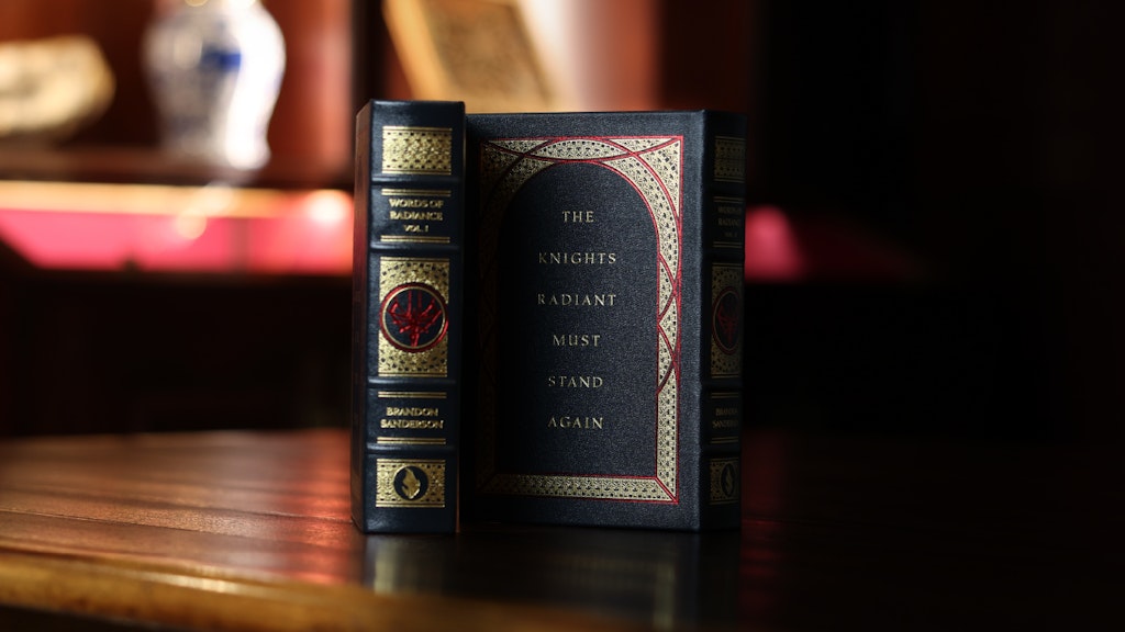 Words of Radiance Leatherbound by Brandon Sanderson