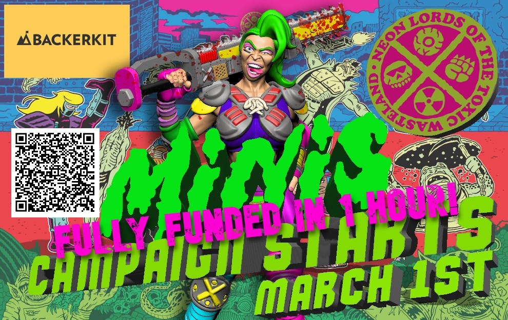 Neon Lords of the Toxic Wasteland Miniatures