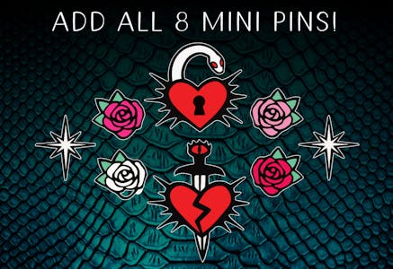 Add All 8 Mini Pins! (Best value)