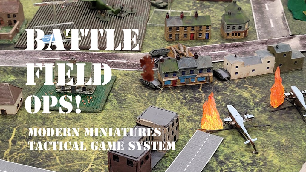Battle Field Ops! Modern Miniatures Tactical Game System - Revised Edition
