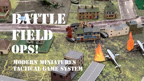 Battle Field Ops! Modern Miniatures Tactical Game System - Revised Edition
