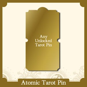 Atomic Tarot Enamel Pin