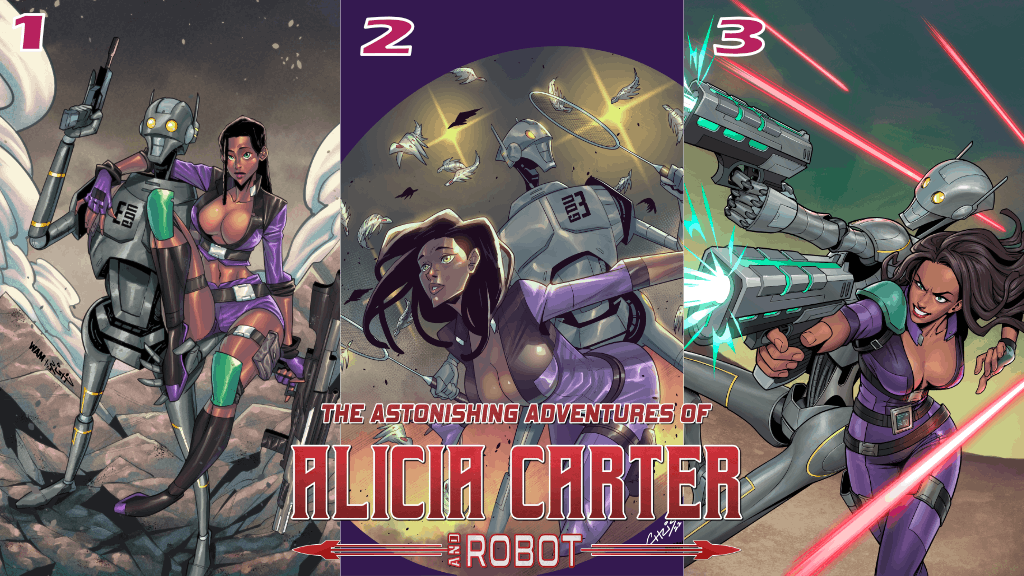 Alicia Carter & Robot #1-3