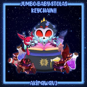 KEYCHAIN - Jumbo Baby Stolas ! ✨