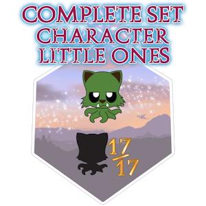 Complete Set: All 17 Character Little Ones
