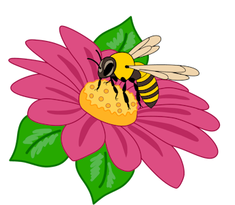 Honeybee acrylic charm keychain 