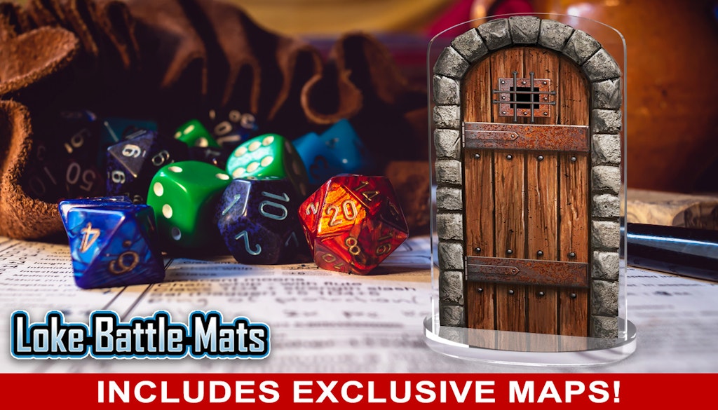 Loke Battlemats 5E: Big Box Of Dungeon Doors - Hard Knox Games