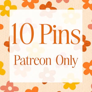 Patreon Only Pledge Level - 10 Pins