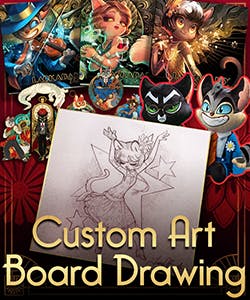 Custom Art Board Drawing