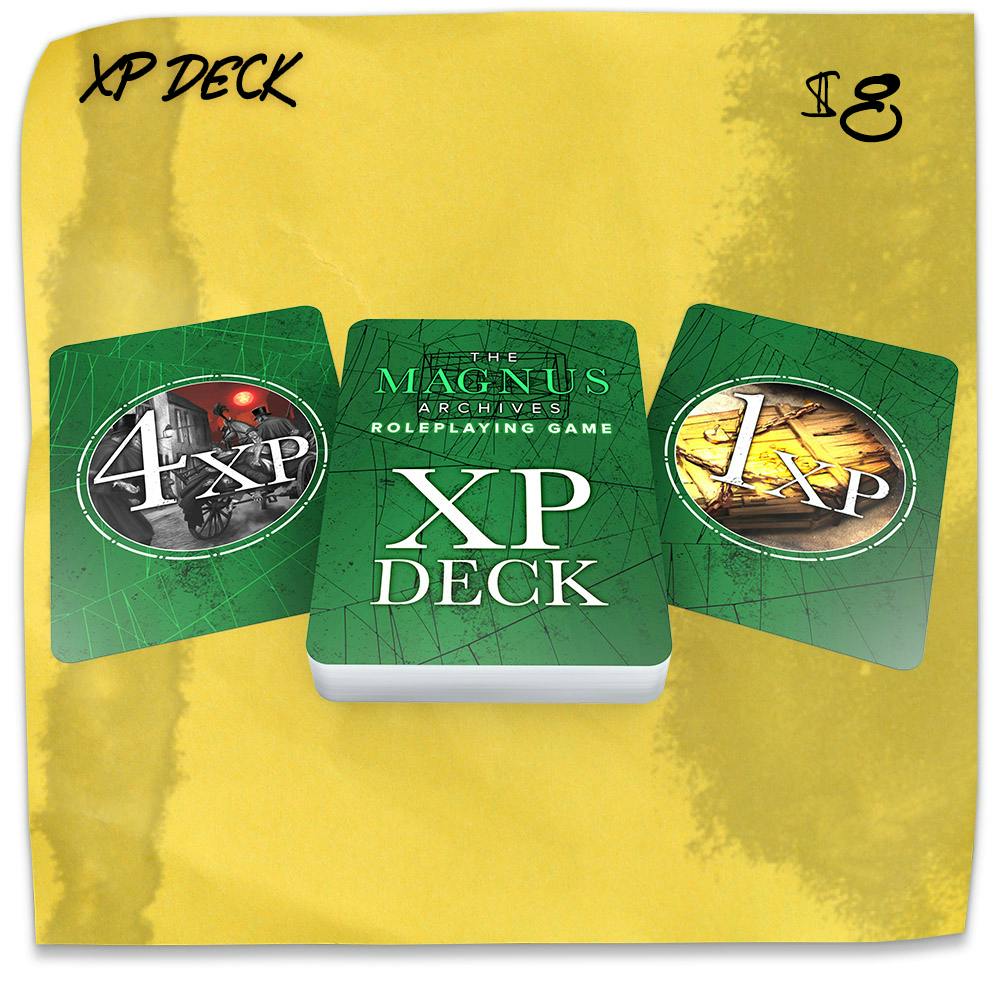 XP Deck. $8. A simple but useful--and attractive--game aid for keeping track of XP at the game table.