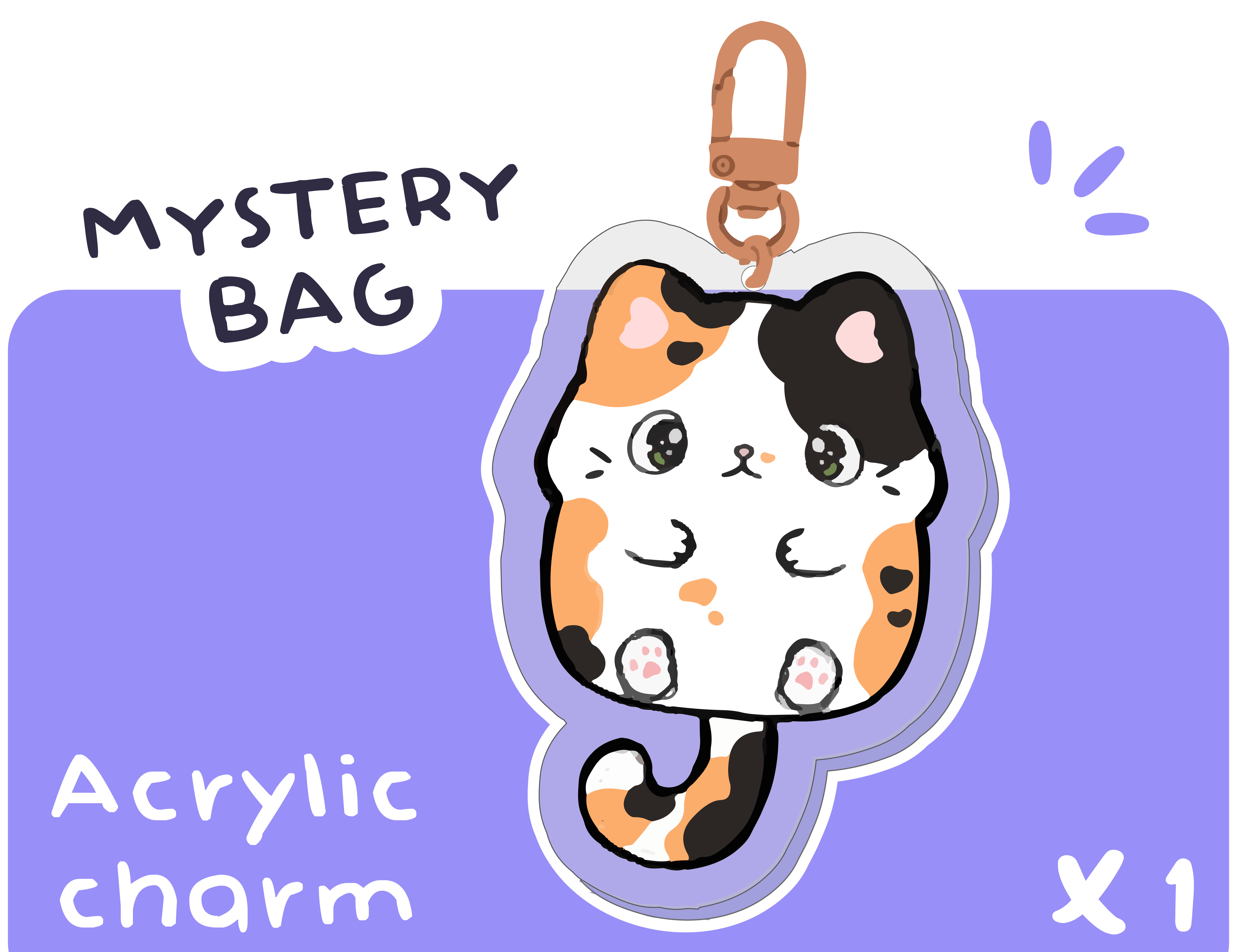 【1 MYSTERY ACRYLIC CHARM】🔗💜