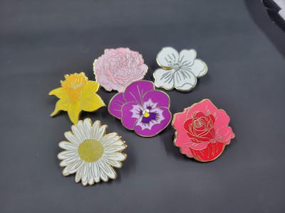 Blooming Bouquet Flower Pin