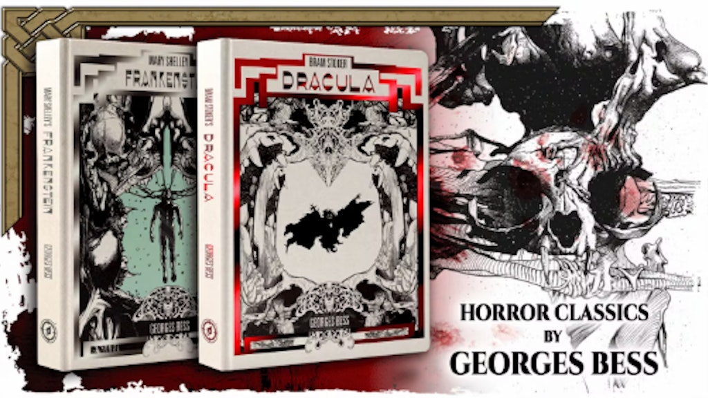 Horror Classics by Georges Bess: DRACULA and FRANKENSTEIN