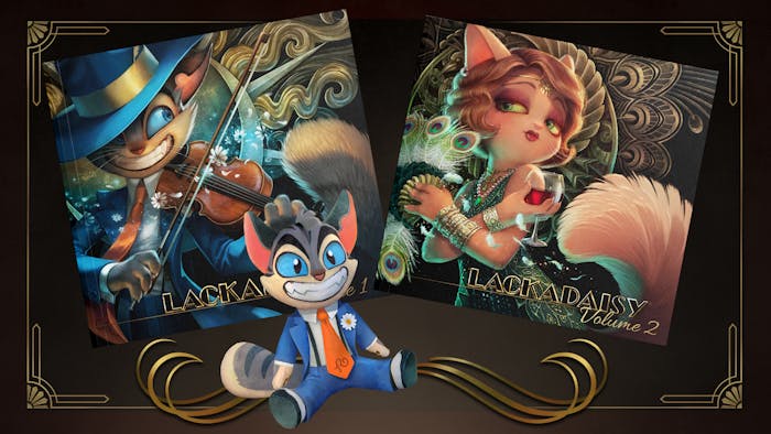 lackadaisy-bookset-and-plushes