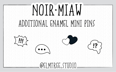 Additional Miaw Expreshuns Mini Pins