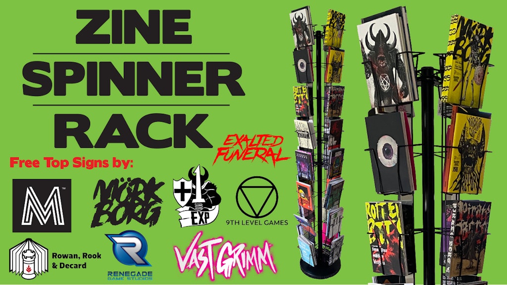 Zine Spinner Rack for A5 Size Books