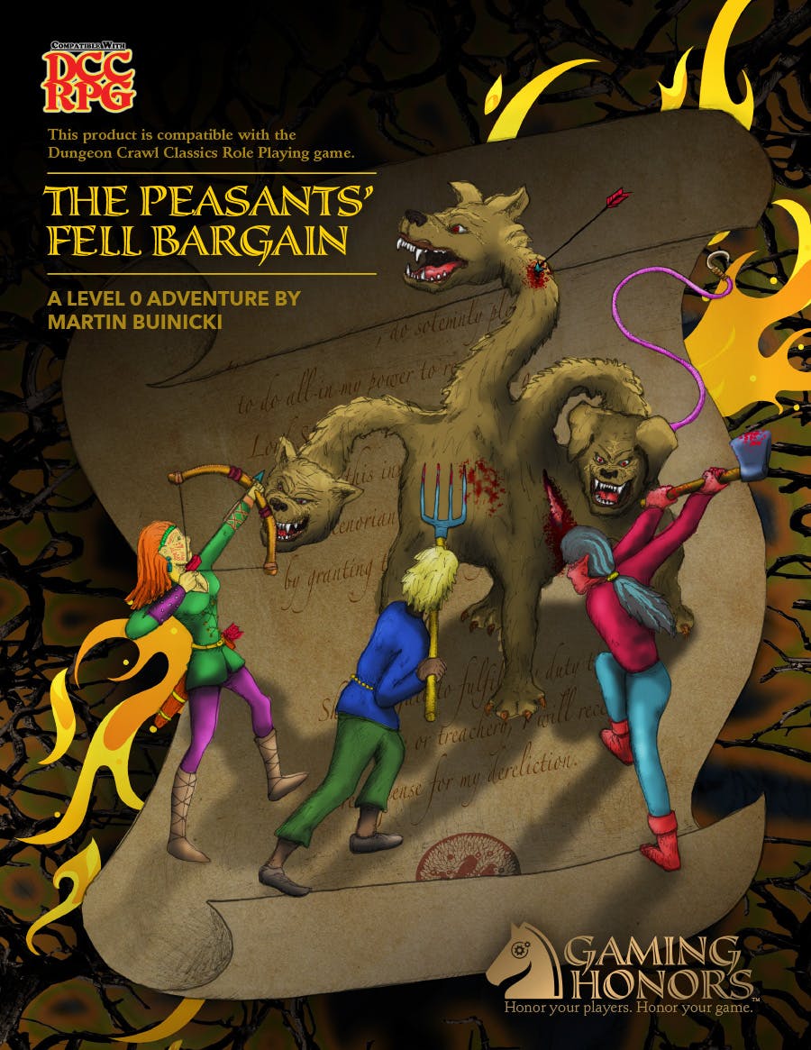 The Peasants' Fell Bargain, A 0-Level DCC-Compatible Adventure, PDF