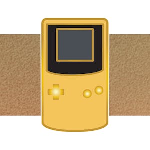 Yellow Handheld Mini Pin