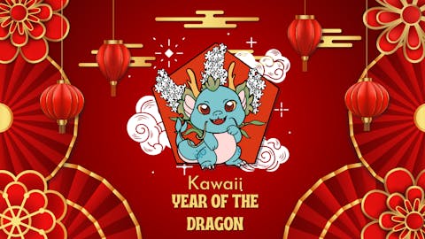 MAKE 100 Year of the Dragon: A Kawaii 2024 Pin