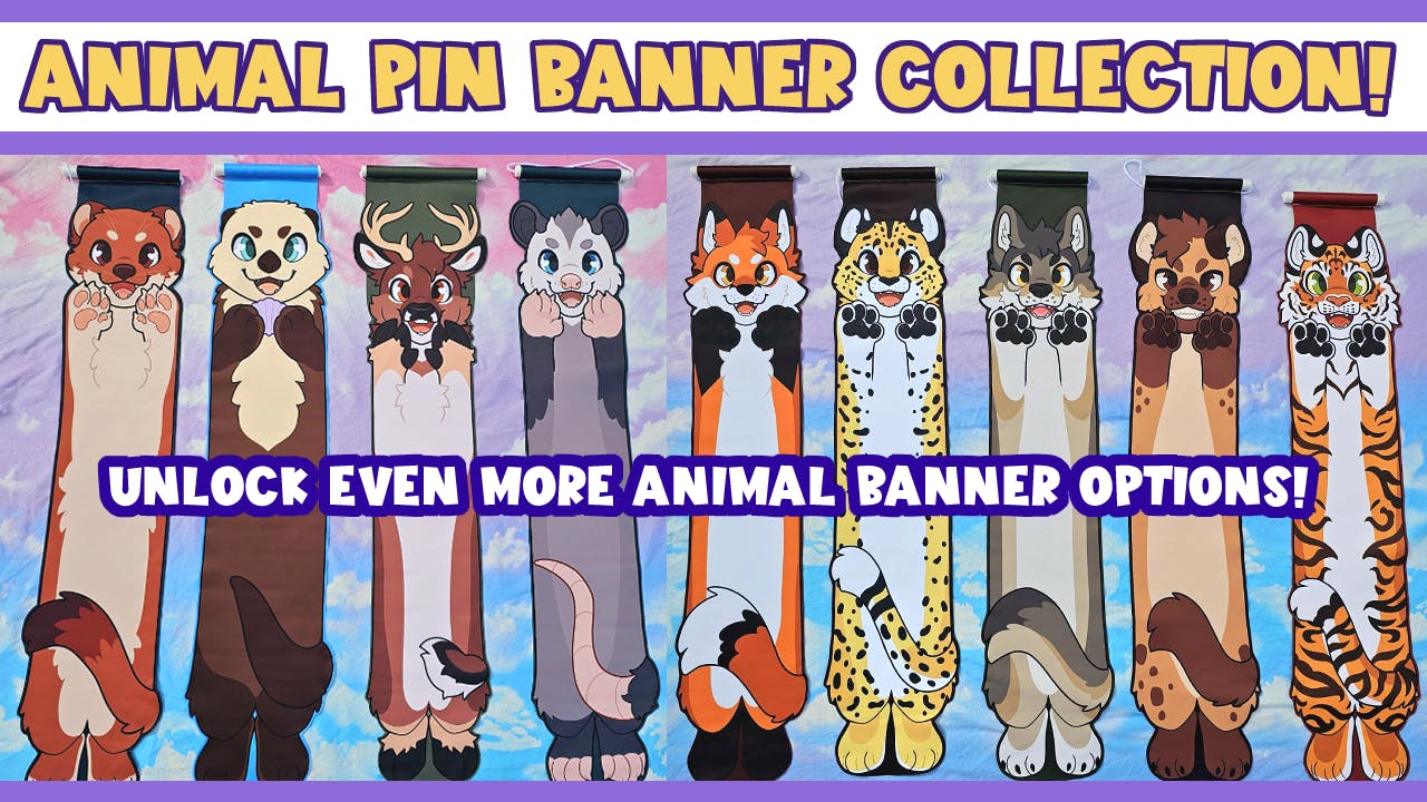 Animal Pin Banner Collection