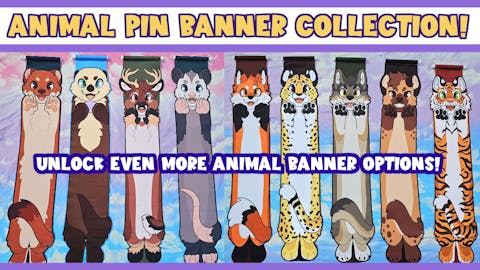 Animal Pin Banner Collection