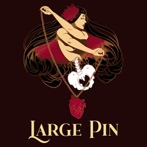 1 large enamel pin (20$+ value)