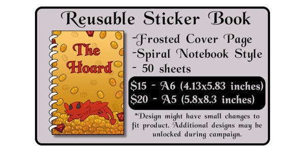 A6 Reusable Sticker Book