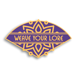 "Weave Your Lore" Pin