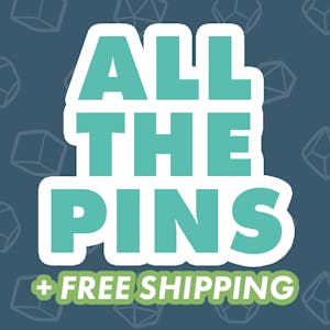 ALL THE PINS + Free Worldwide Shipping