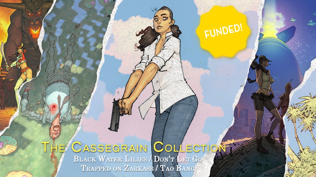 The Cassegrain Collection - four graphic novels by Didier Cassegrain