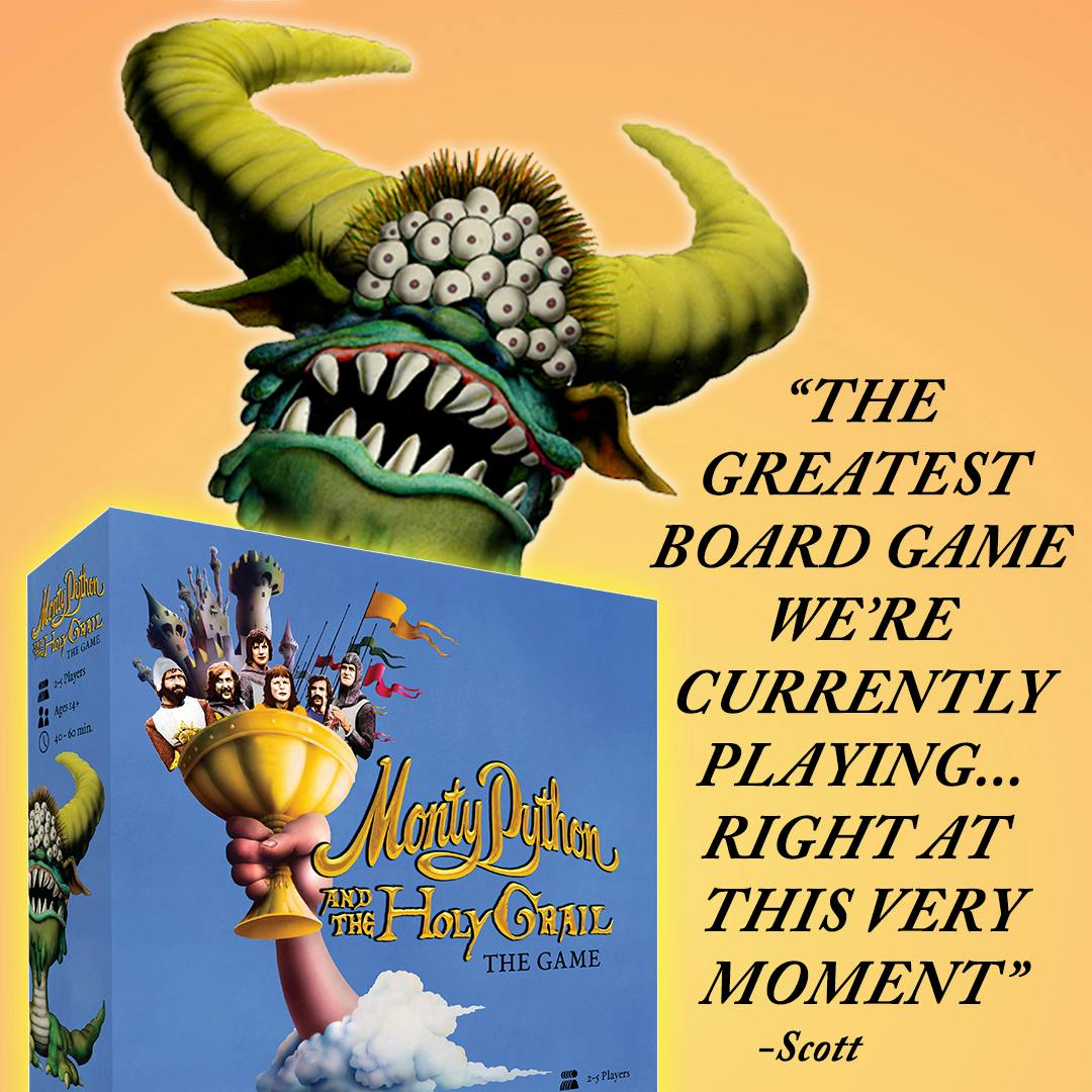 MONTY PYTHON and the HOLY GRAIL board game Project Update: Bring Out ...