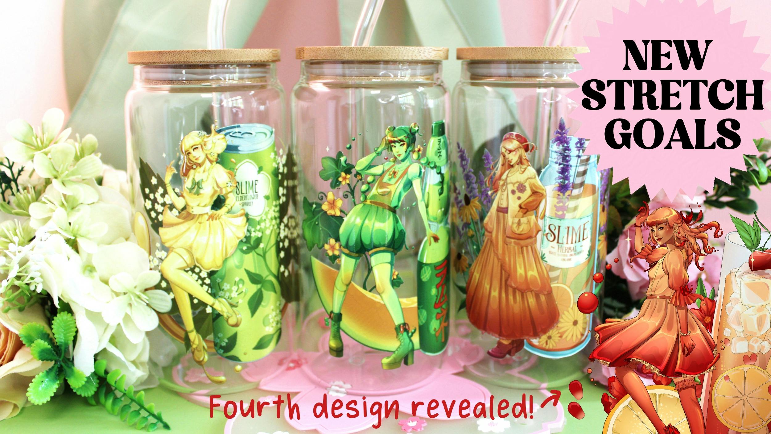 Soda Slime Girls - Glass Cup Series