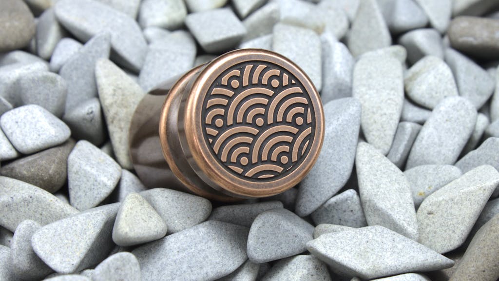 1" Magnets, Seigaiha: Copper