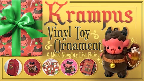 Krampus Vinyl Toy Ornament