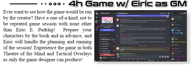 Play a Session of The Aethyrblood Chronicles with the Game Designer