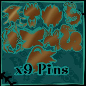 x9 Enamel Pins