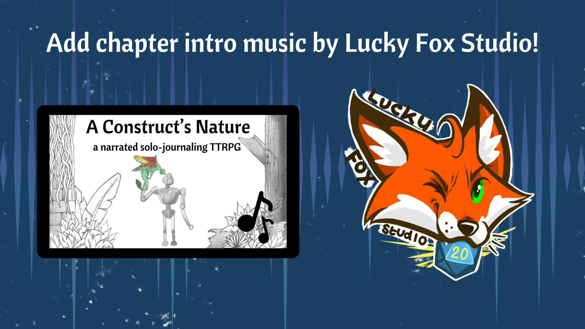 Add chapter intro music to narrated slides
