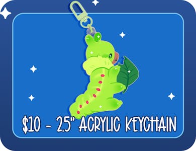 2.5" Acrylic Keychain