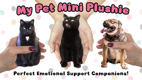 My Pet Mini Plushie & 12" Plush- Personalized with Your Pet!