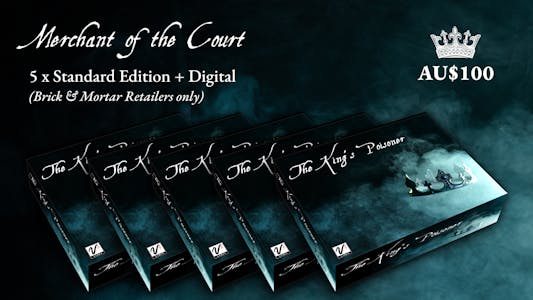 Merchant of the Court (5 x Standard Edition Boxed Sets + Full Digital PDFs—Bricks & Mortar Retailers only)