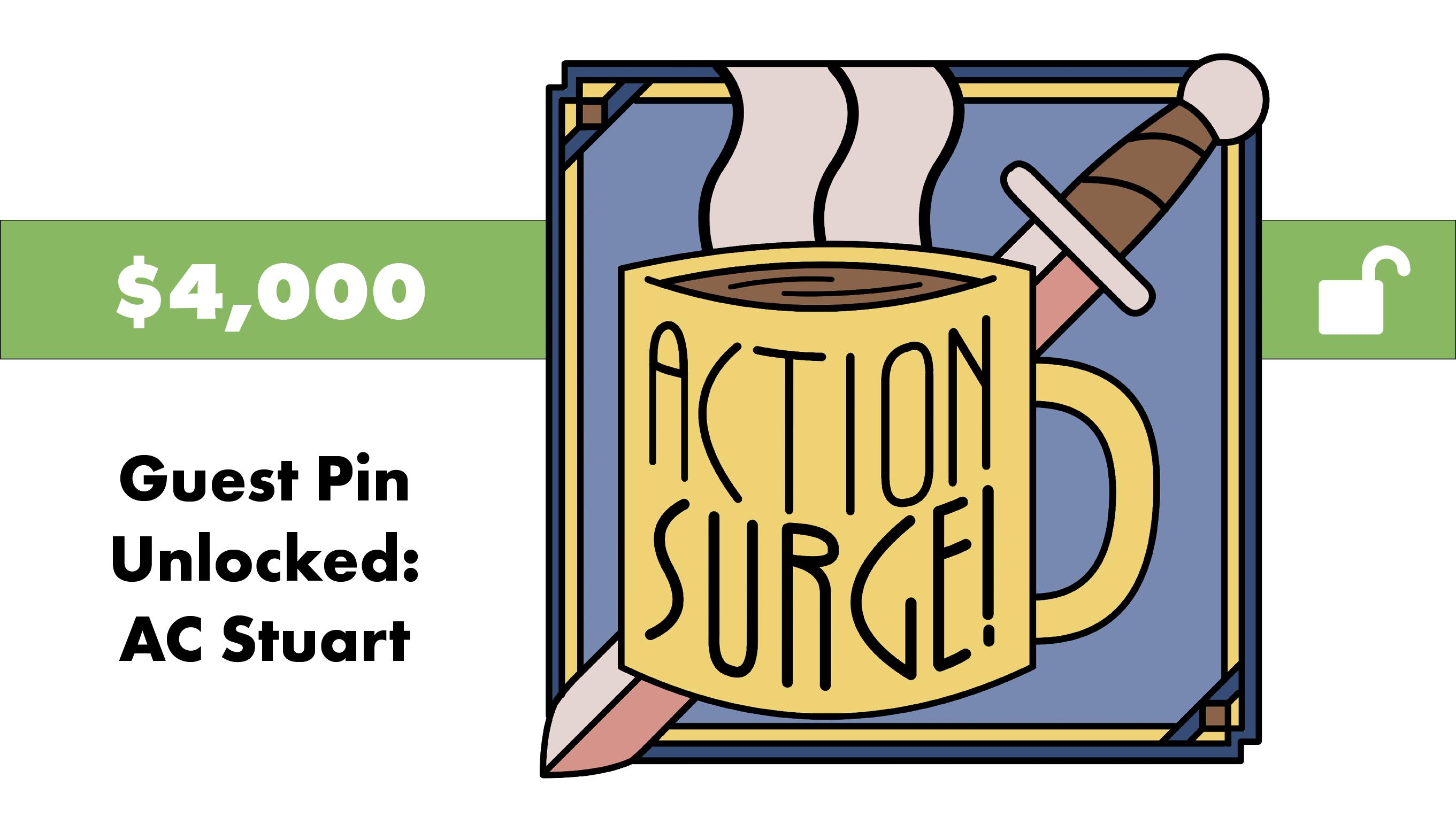 Unlock Action Surge Pin by AC Stuart