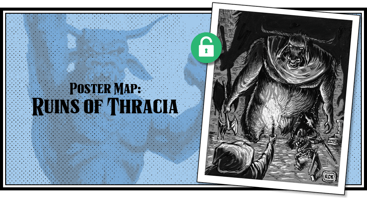 3rd Poster Map: Ruins of Thracia Poster Map