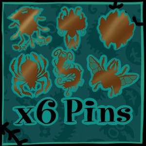 x6 Enamel Pins