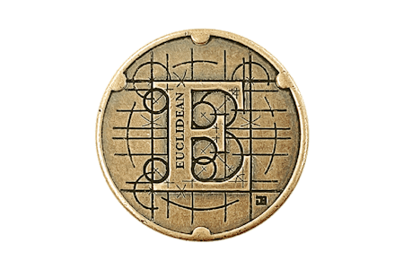 One Bronze Euclidean Coin