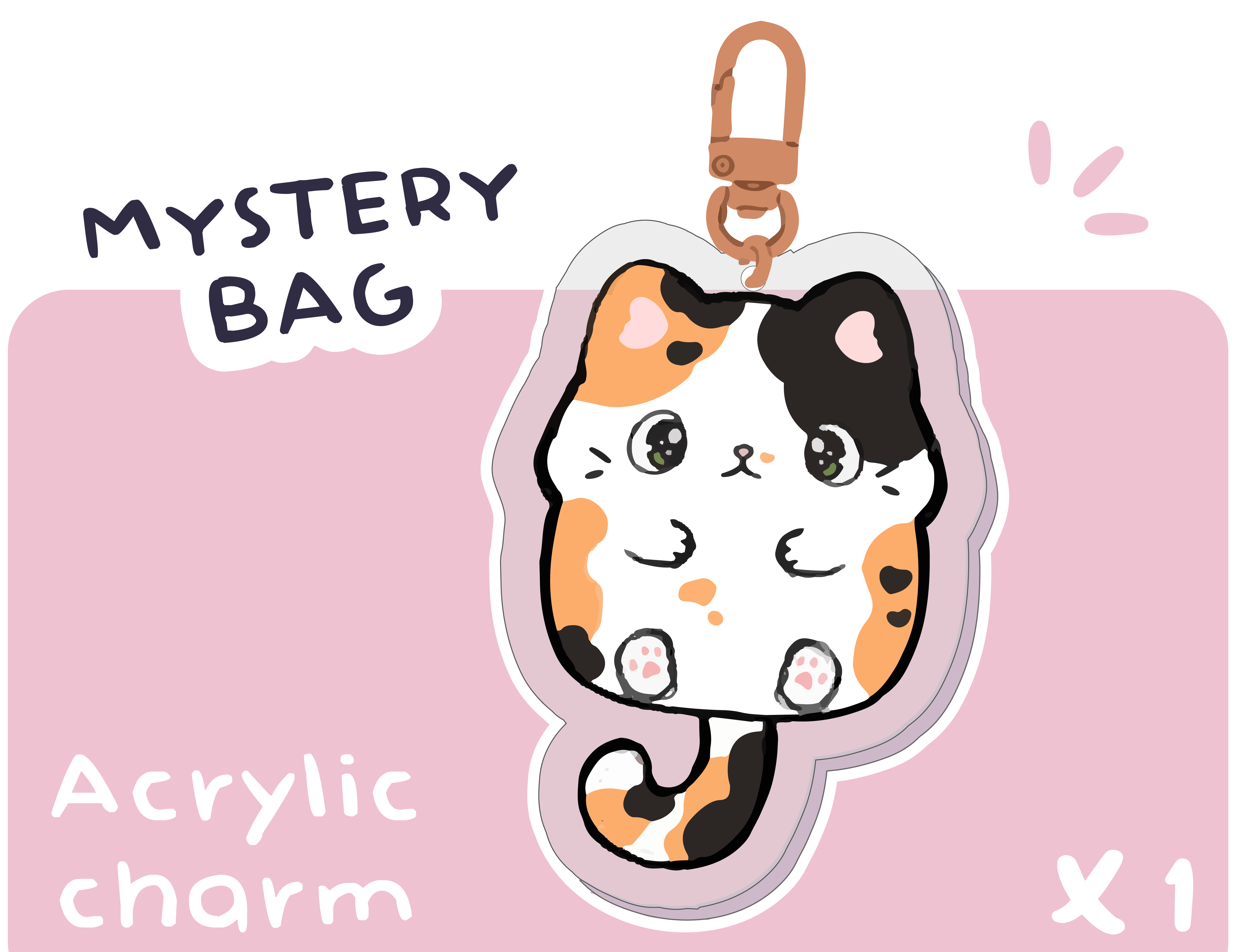【1 MYSTERY ACRYLIC CHARM】ADD-ON 🔗💜