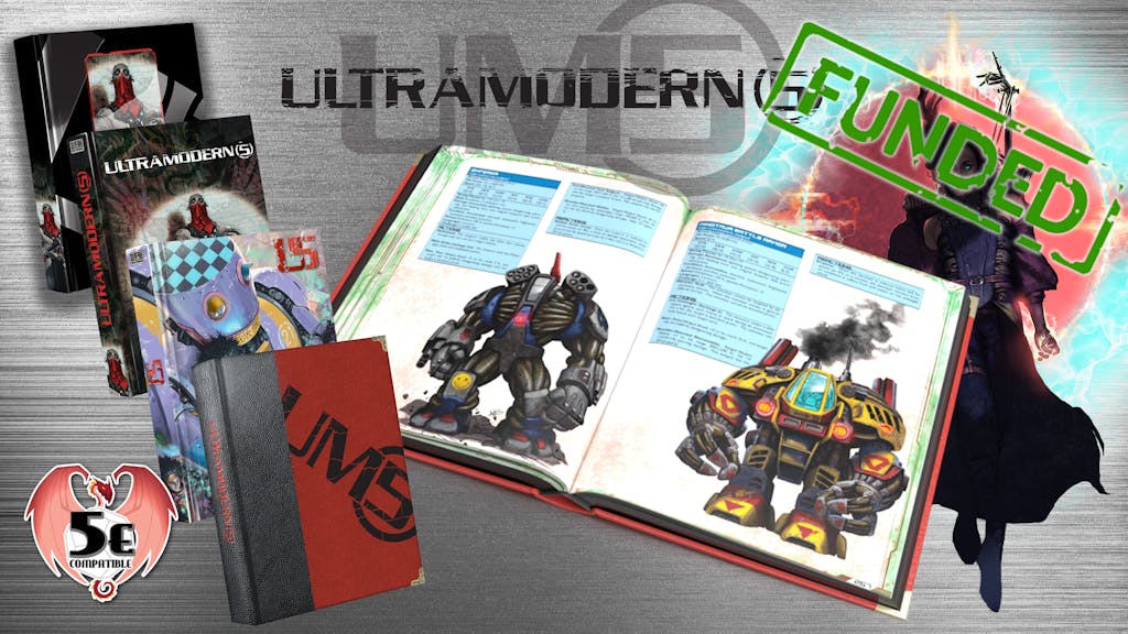 Ultramodern5, A 5E Universal Sci-Fi Sourcebook + Campaigns & Adventures