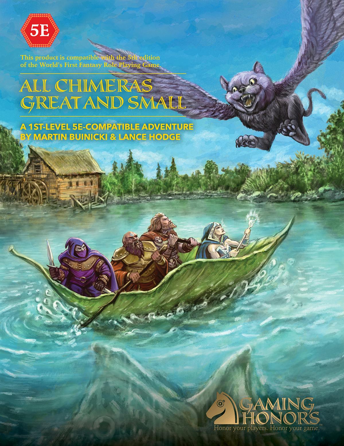 All Chimeras Great and Small, A 1st-Level 5E-Compatible Module, Print  & .pdf